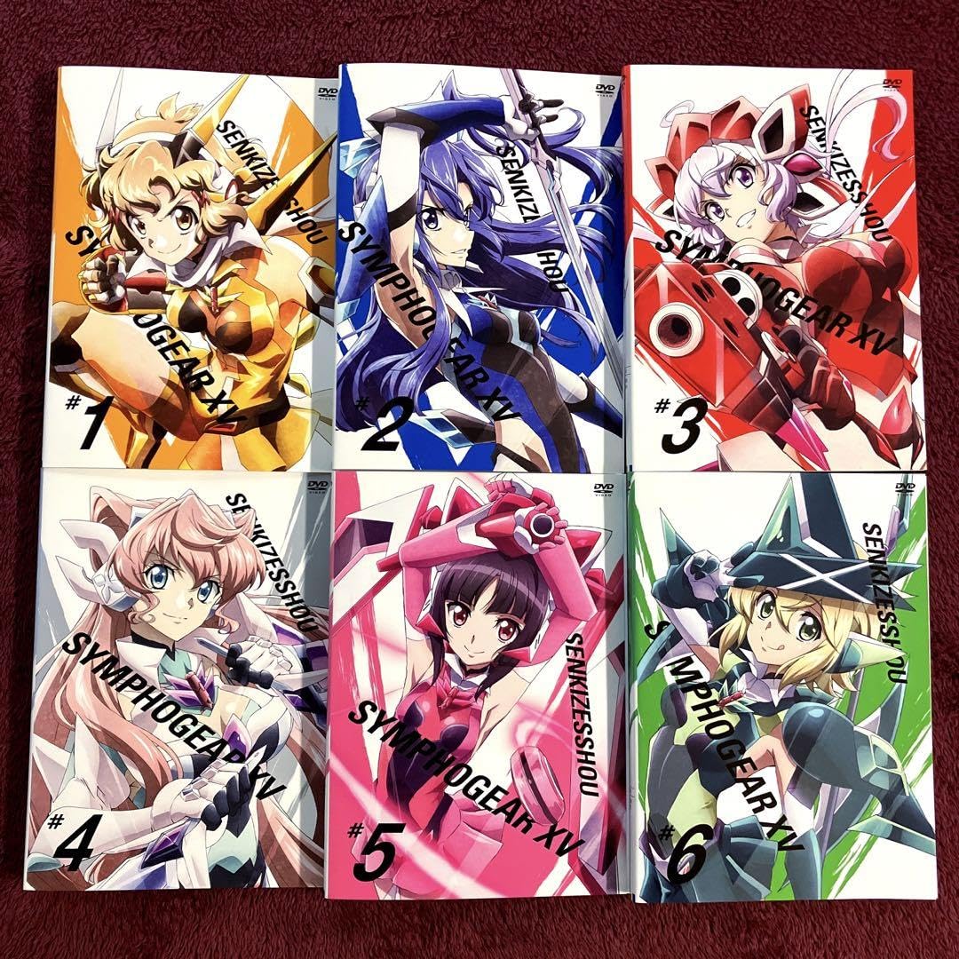 Amazon.co.jp: 戦姫絶唱シンフォギア XV 5期 DVD 全6巻 全巻セット