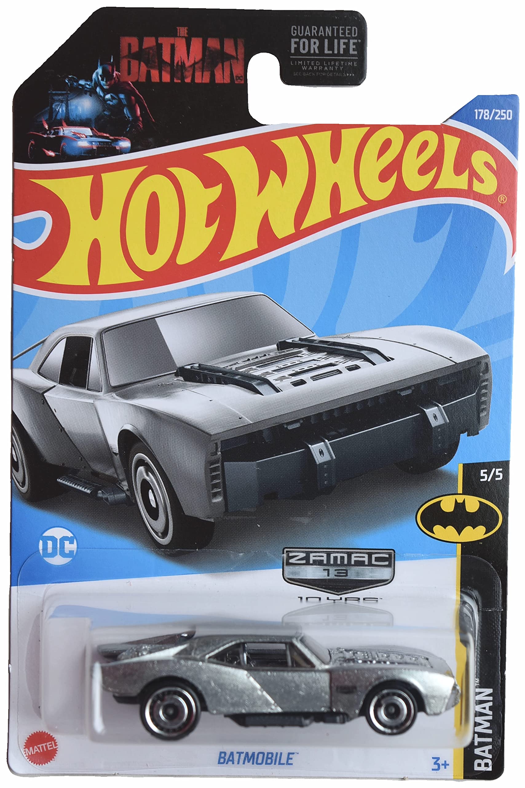 Amazon.com: Hot Wheels Zamac Batmobile, Batman 5/5 : Arts, Crafts