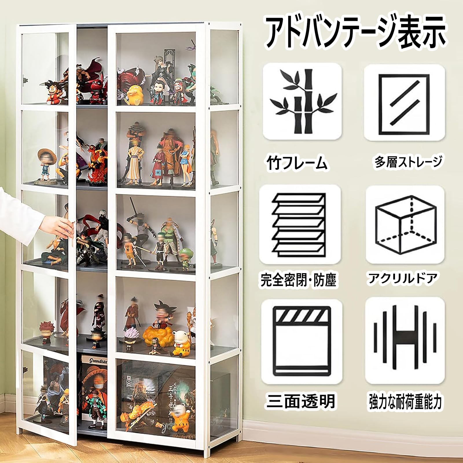 Amazon.co.jp: Dtyubfg コレクションケース フィギュアケース