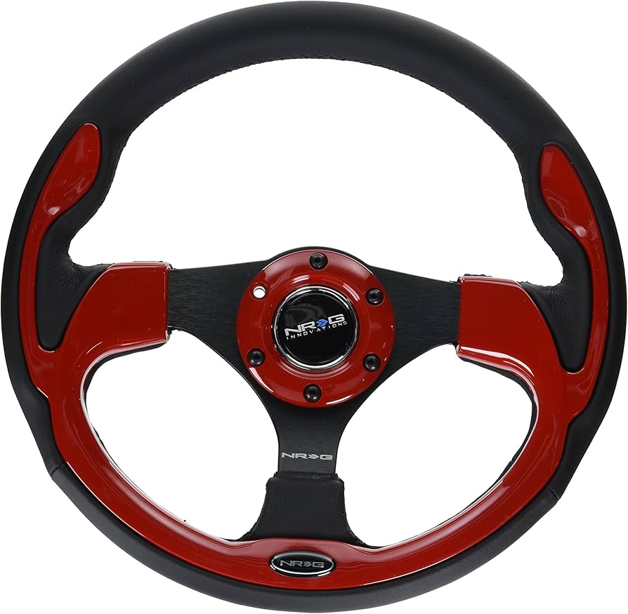 Amazon | NRG Innovations RST-001RD 強化ハンドル(320mmスポーツ