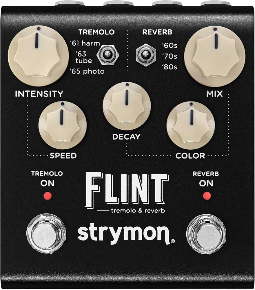 Amazon.com: Strymon Flint V2 Tremolo and Reverb Guitar Effects