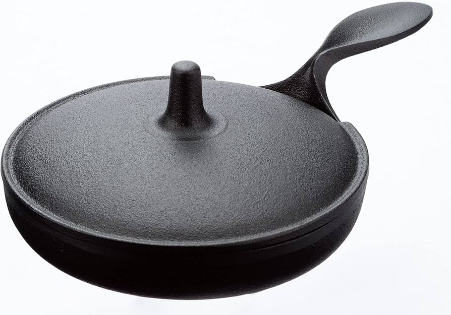 Amazon | 南部鉄器 フライパン 日本製 IH対応 小笠原陸兆 蓋付ミニパン