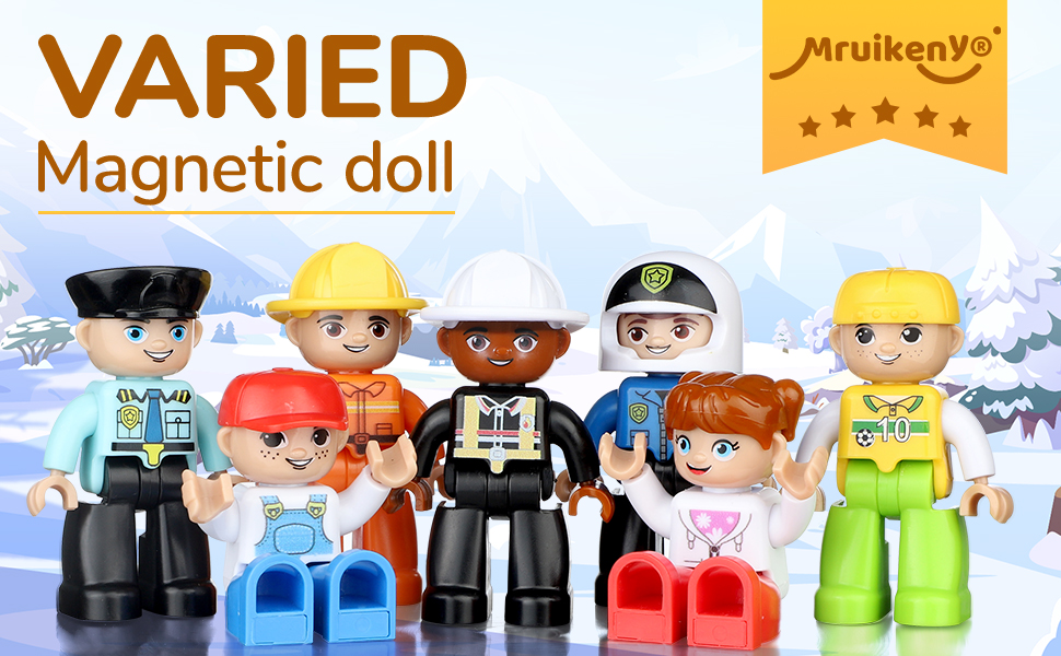 Amazon.com: Mruikeny Large Magnetic Figures, 3 Inches Community