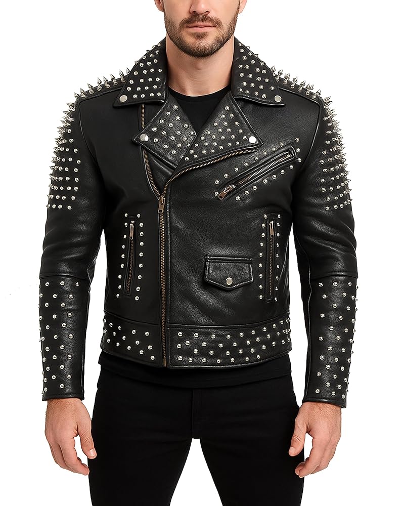 vaqutaux voyage パンクロック ライダースジャケットLEATHER JACKET