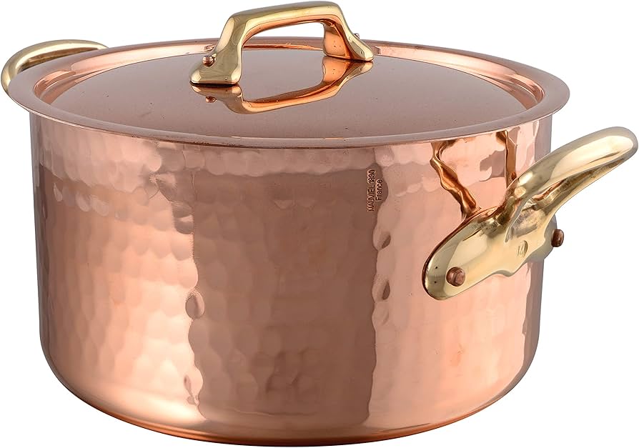 Amazon｜ムヴィエール 銅 半寸胴鍋(蓋無)2151-32 32cm｜寸胴鍋