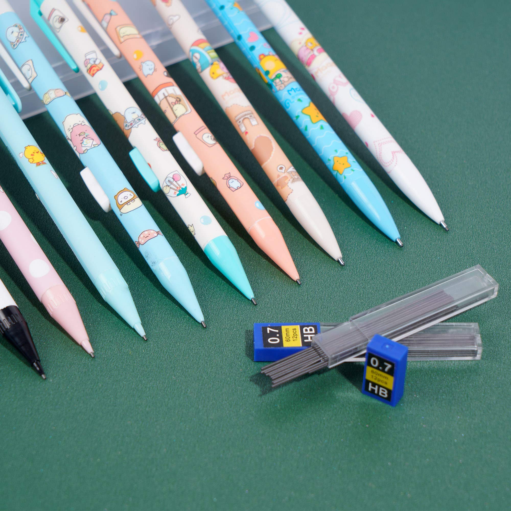 Amazon.co.jp: シャープペンシルセット 21本セット 0.7 mm シャープ