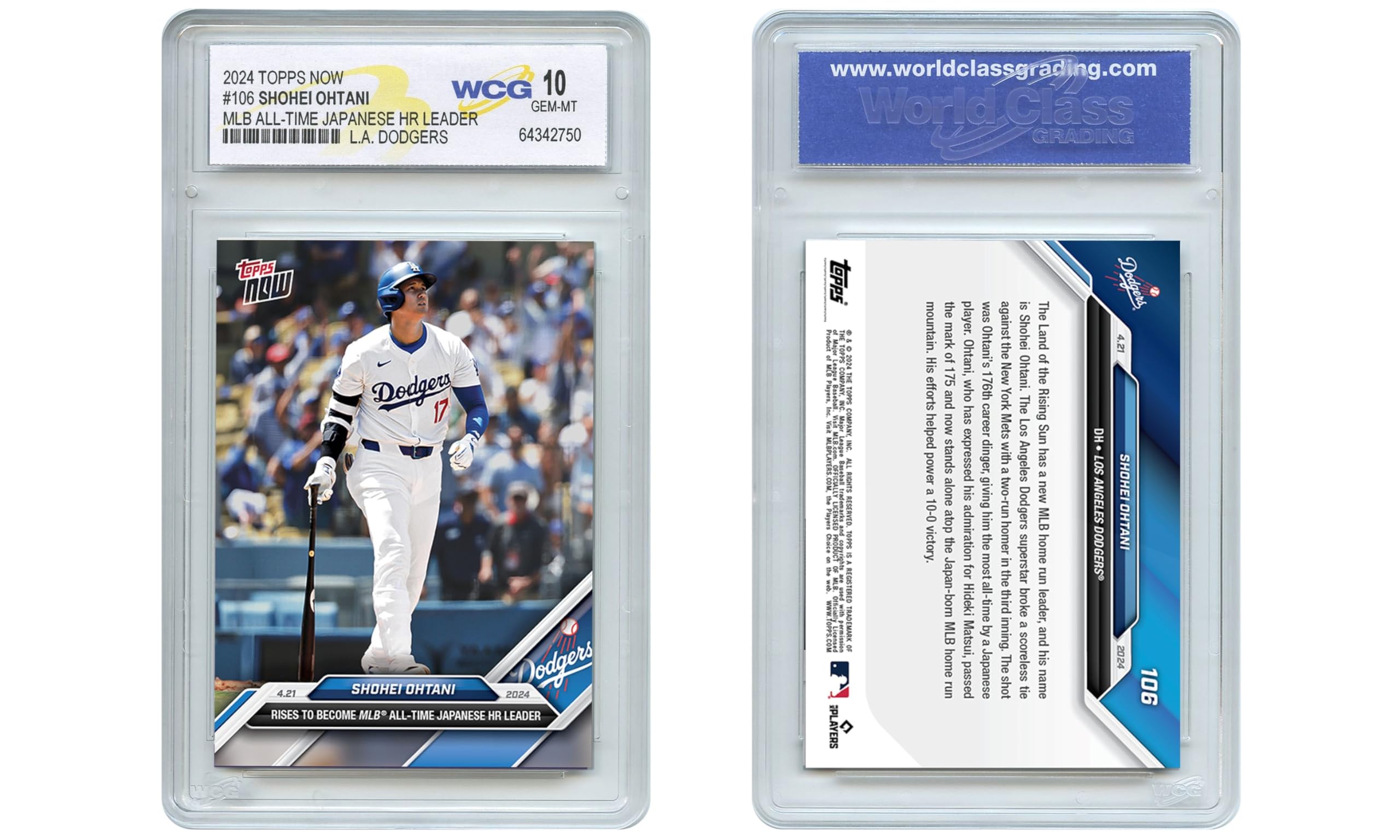 大谷翔平 SHOHEI OHTANI サイン入り記念フレーム 日本最速記録更新