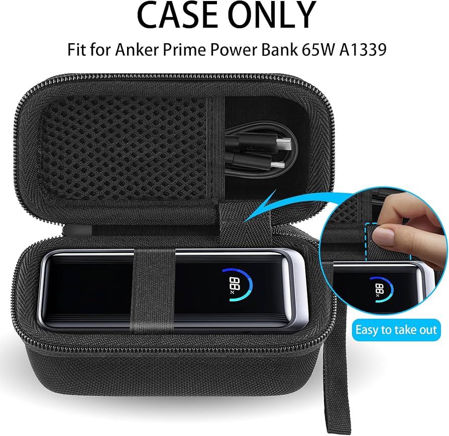Amazon.com: co2CREA Case for Anker Prime 9600mAh Battery Pack 65W
