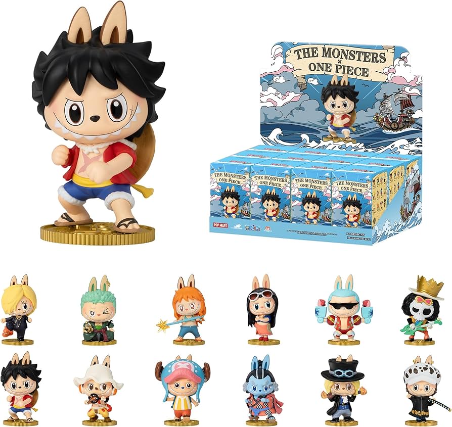 Amazon.com: POP MART The Monsters × One Piece Series Figures 12PCs