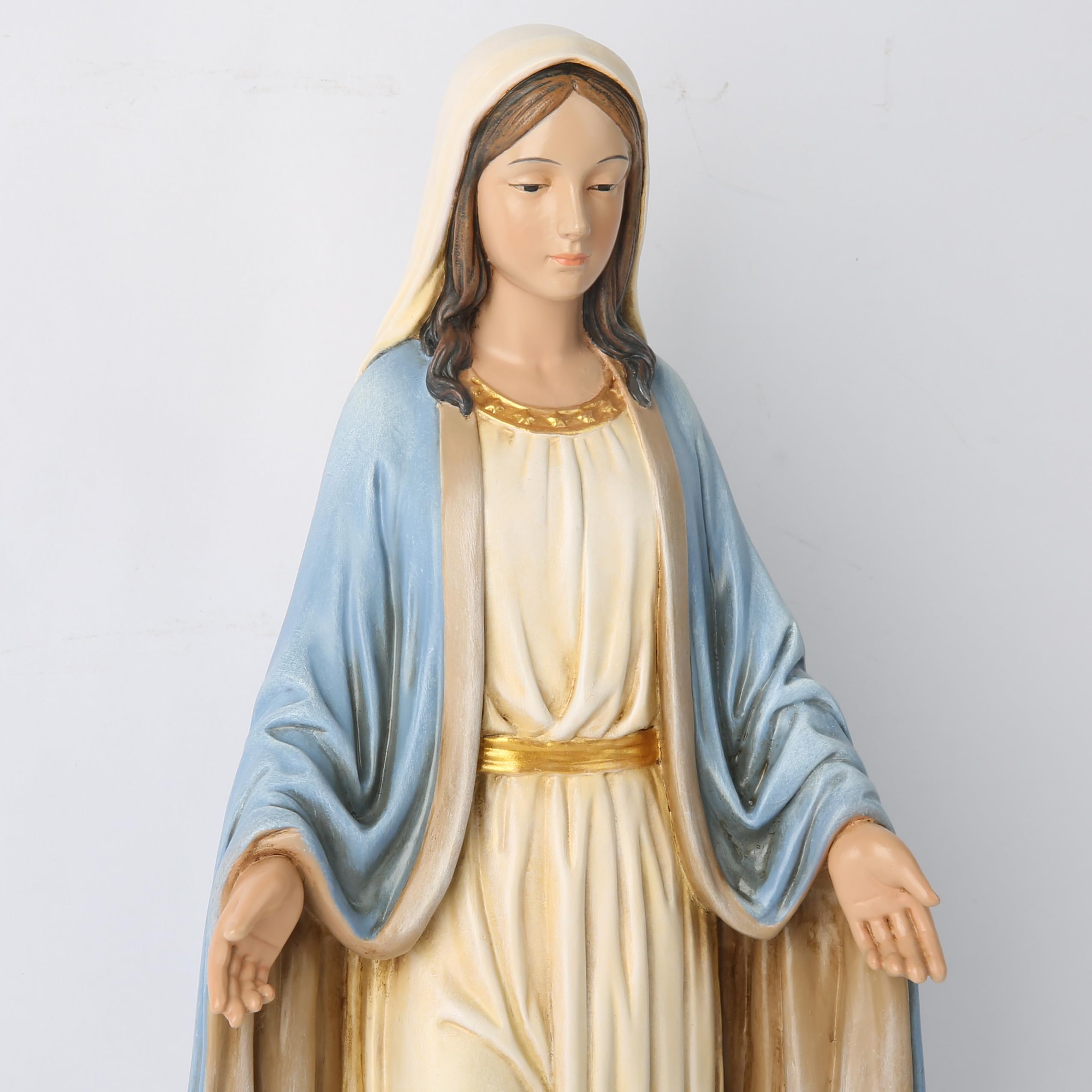 Amazon.co.jp: BCカトリックの祝福された聖母マリア像、祭壇用聖母像