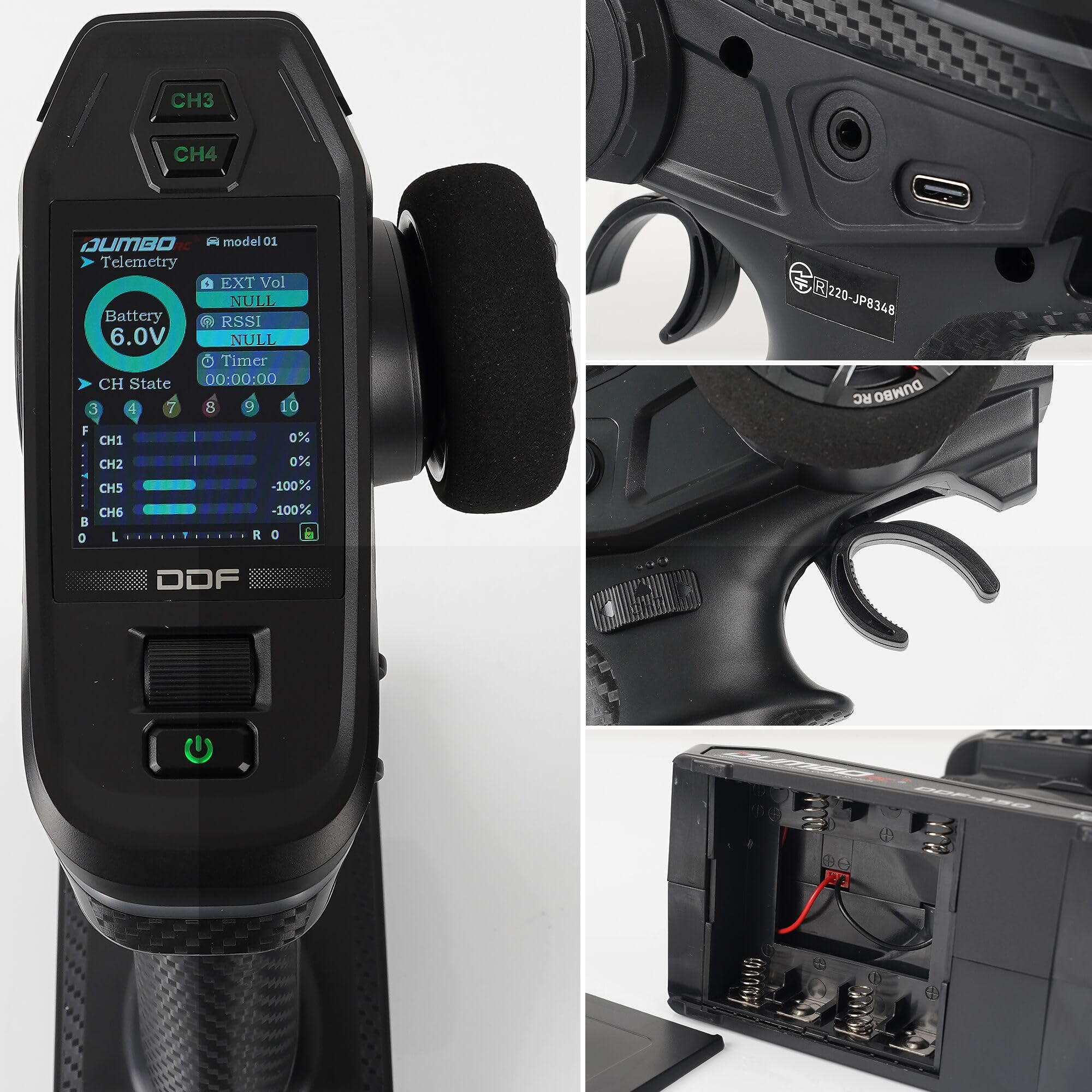 Amazon.co.jp: DUMBORC DDF-350 10CHラジオ送信機 技適認証済み 日本語