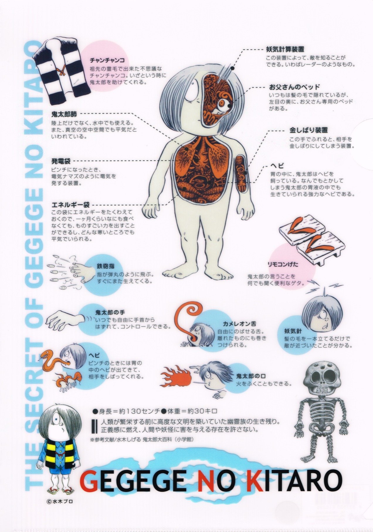 Amazon.co.jp: ゲゲゲの鬼太郎 クリアファイル 鬼太郎のひみつ