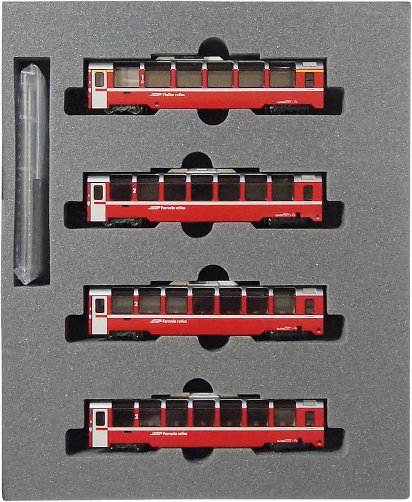 Amazon | KATO Nゲージ レーティッシュ鉄道 ベルニナ急行 増結 4両