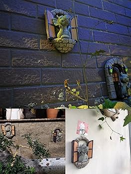 Amazon.co.jp: ガーデニング 置物 彫刻 ドラゴン アンティーク 雑貨