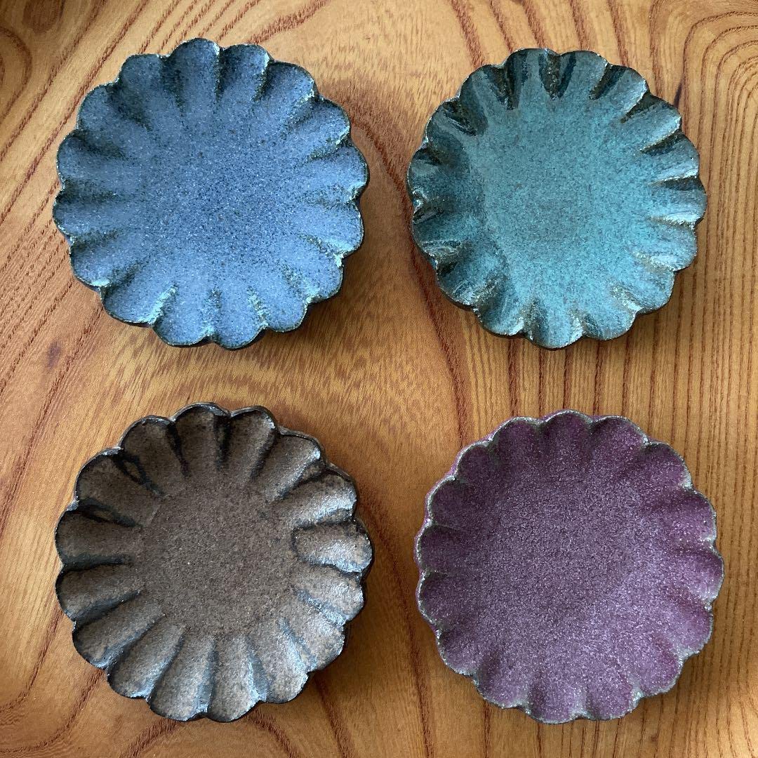 Amazon | お！小澤基晴 輪花豆皿4枚セット | ノーブランド品 | 小皿 通販