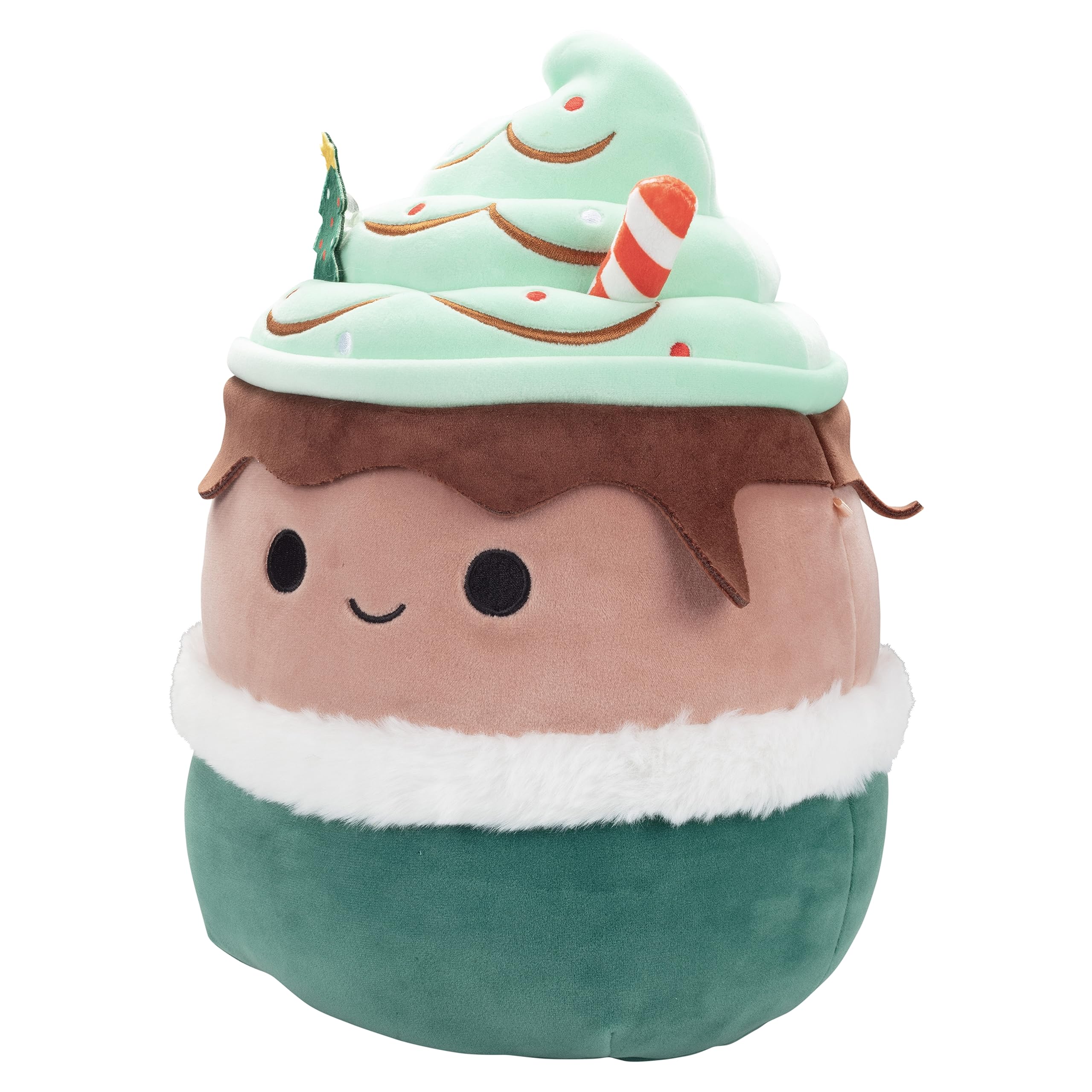 Squishmallows Original 10-Inch Ernesto The Peppermint Latte