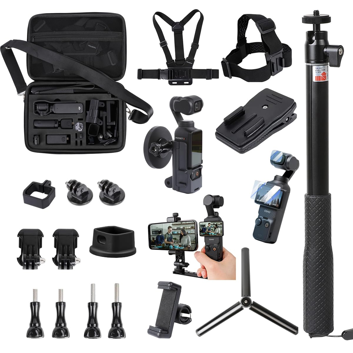 Amazon.com : PellKing 21 in 1 Accessories Kit for OSMO Pocket 3
