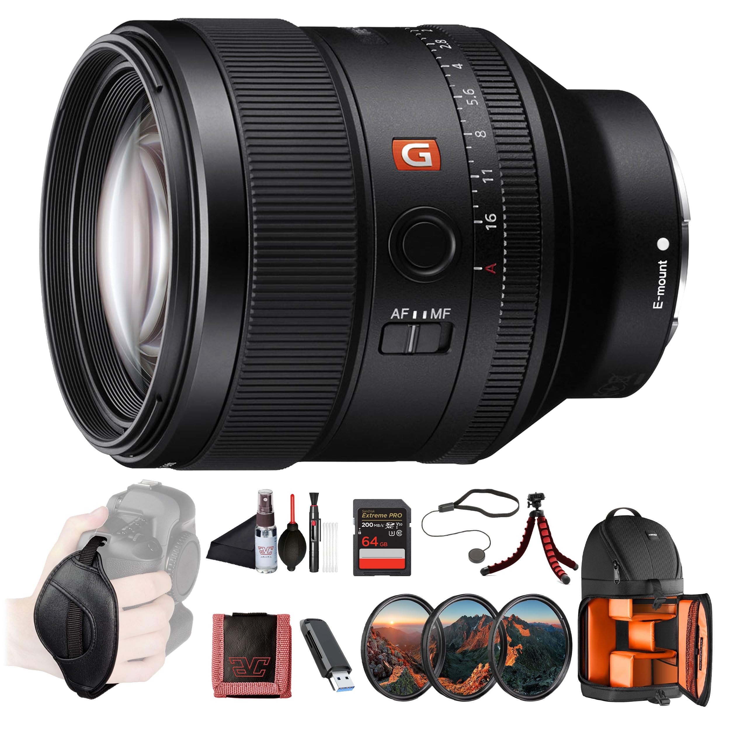 Amazon.com : Sony FE 85 mm F1.4 GM Portrait Prime Lens (SEL85F14GM