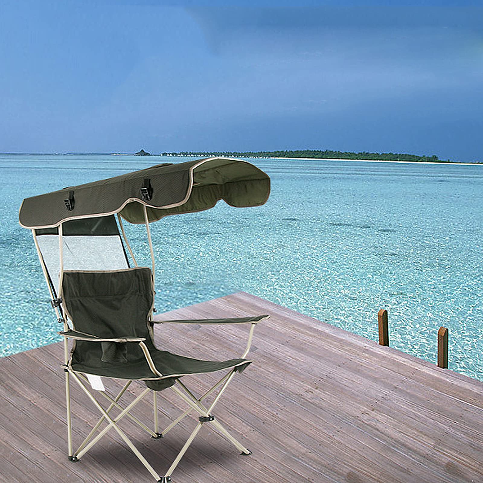 屋外レジャー用折り畳み式サンチェスターポータブル釣り用ビーチチェア