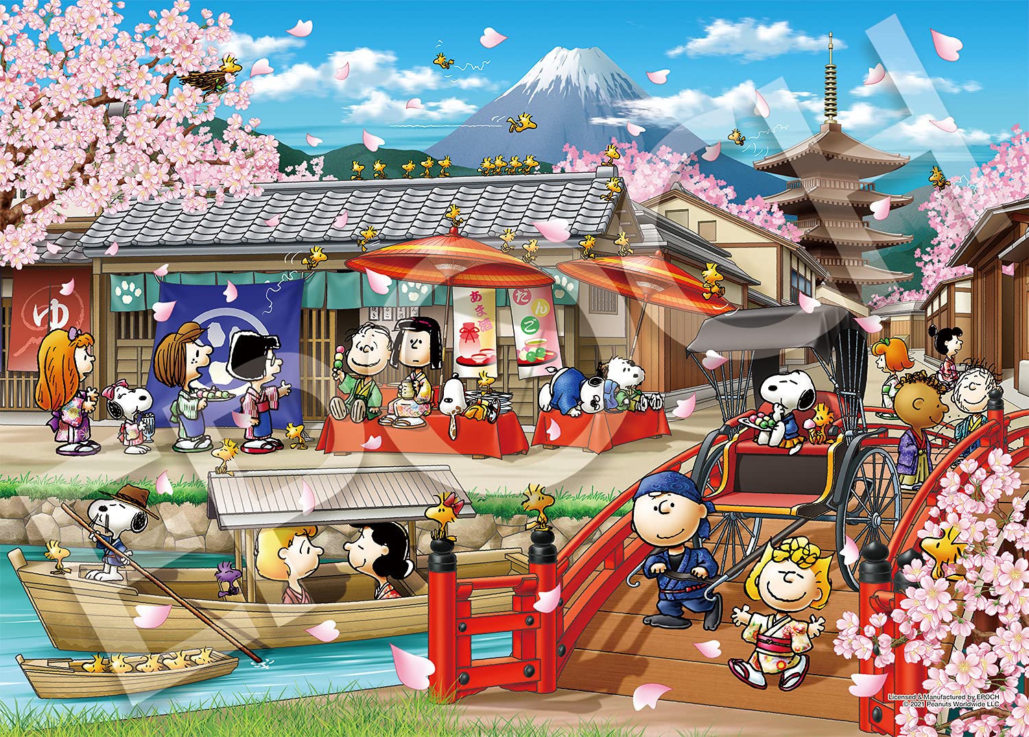 35年以上前◎スヌーピージグソーパズル1000P◎アポロ社トラベリング