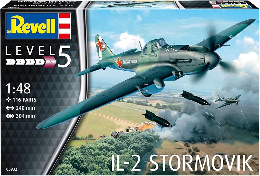 Amazon | ドイツレベル 1/48 ソビエト空軍 イリューシン IL-2