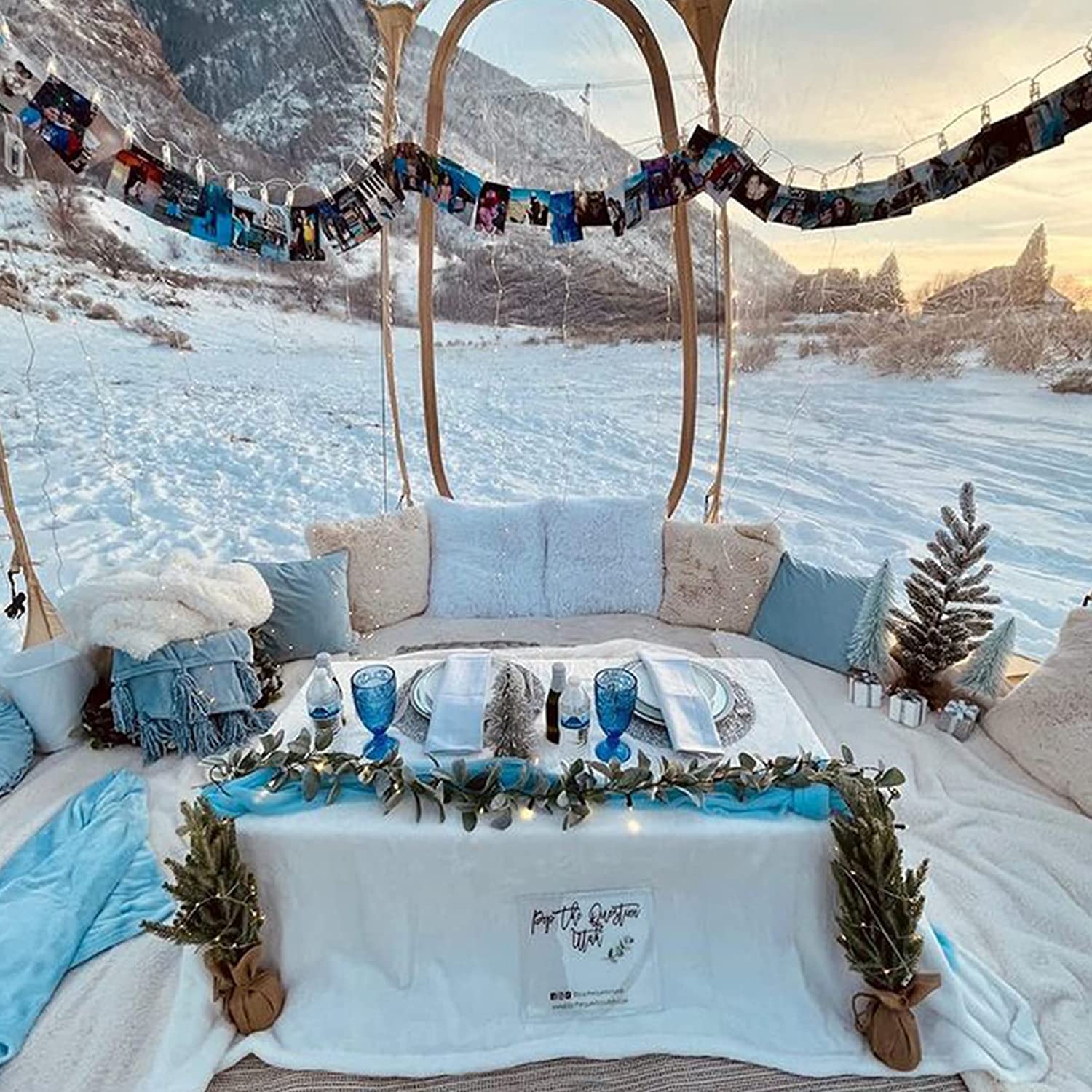 Amazon | Alvantor 冬のスクリーンハウスルームキャンプテントバブル