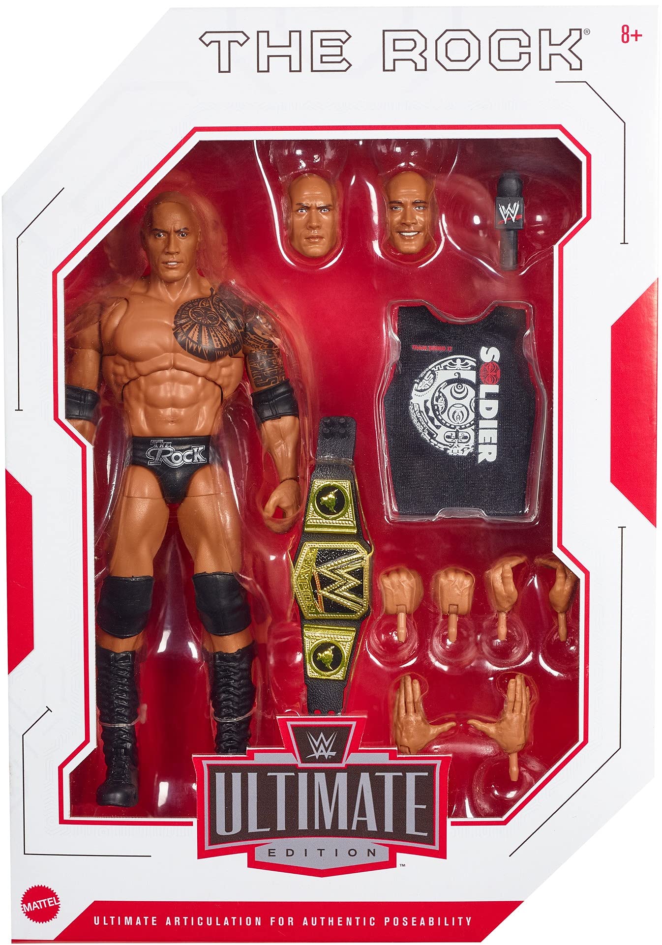 Amazon.co.jp: Mattel Collectible - WWE Rock : おもちゃ