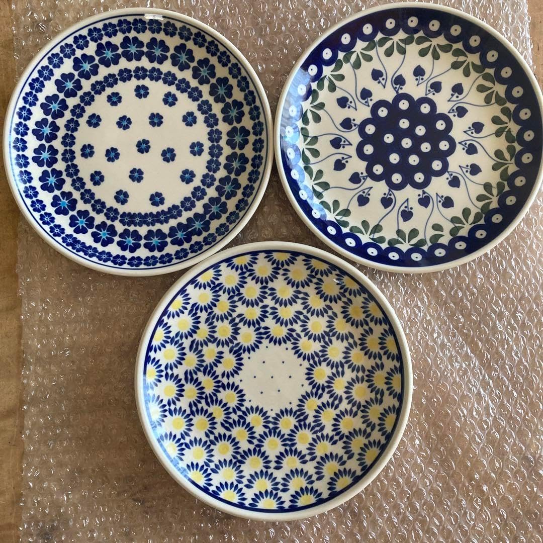 ポーリッシュポタリー ポーランド食器 ブンツラウカステル プレート 20