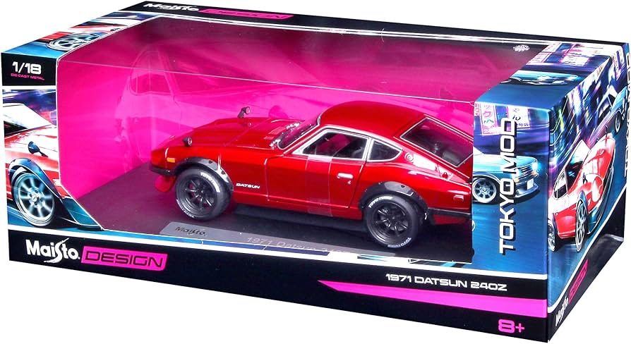 Amazon.com: Maisto 32611 1: 18 Design 1971 Datsun 240Z (Colors May