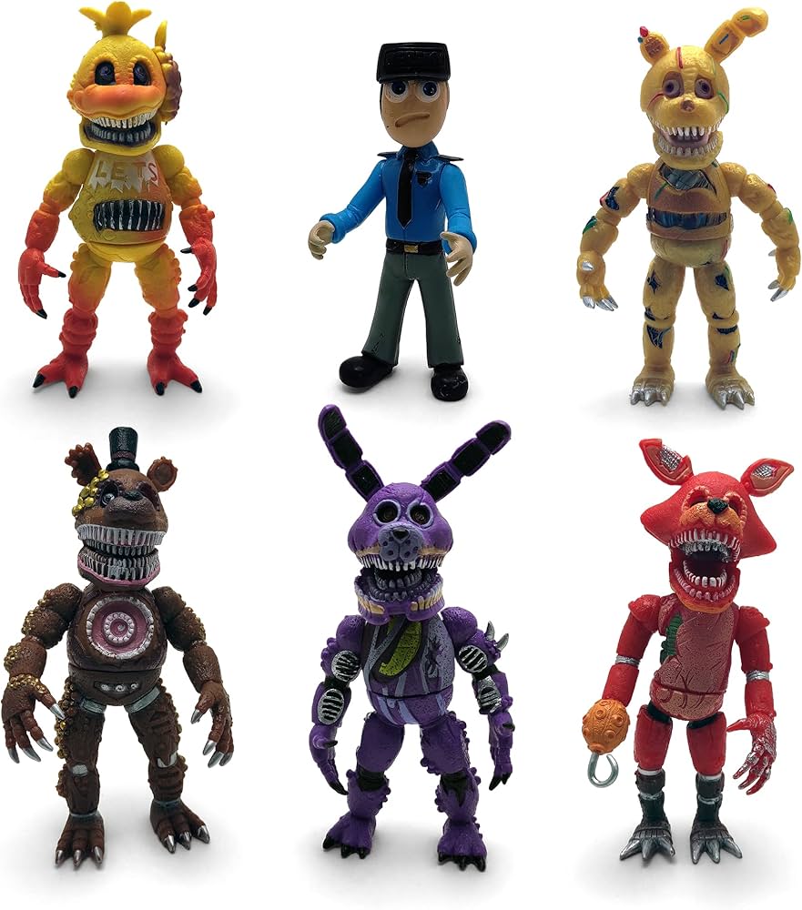 Amazon.com: Toysvill Inspired by Five Nights at Freddy Game Action