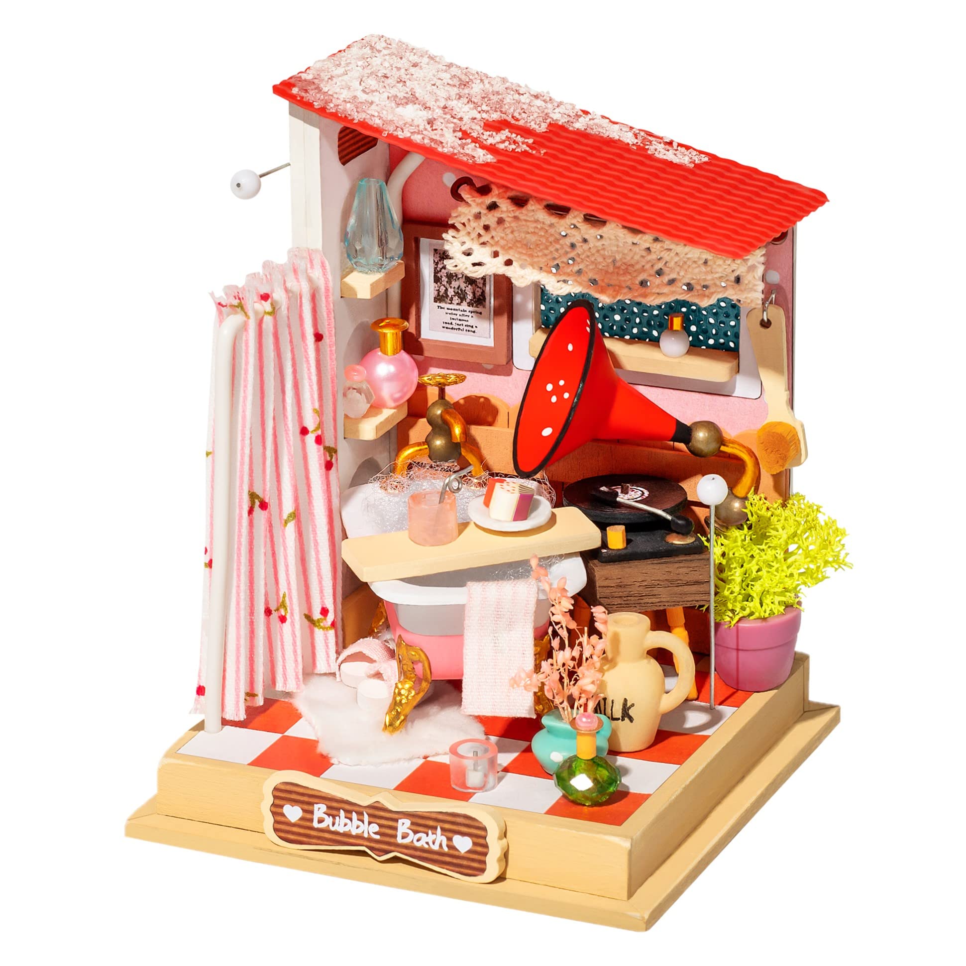 Amazon | つくるんです® 日本語説明書付 DIY ミニチュアハウス ドール