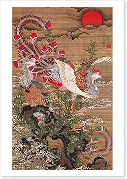 Amazon.co.jp: ポスター A3サイズ 絵画 (日本製) 日本画 インテリア