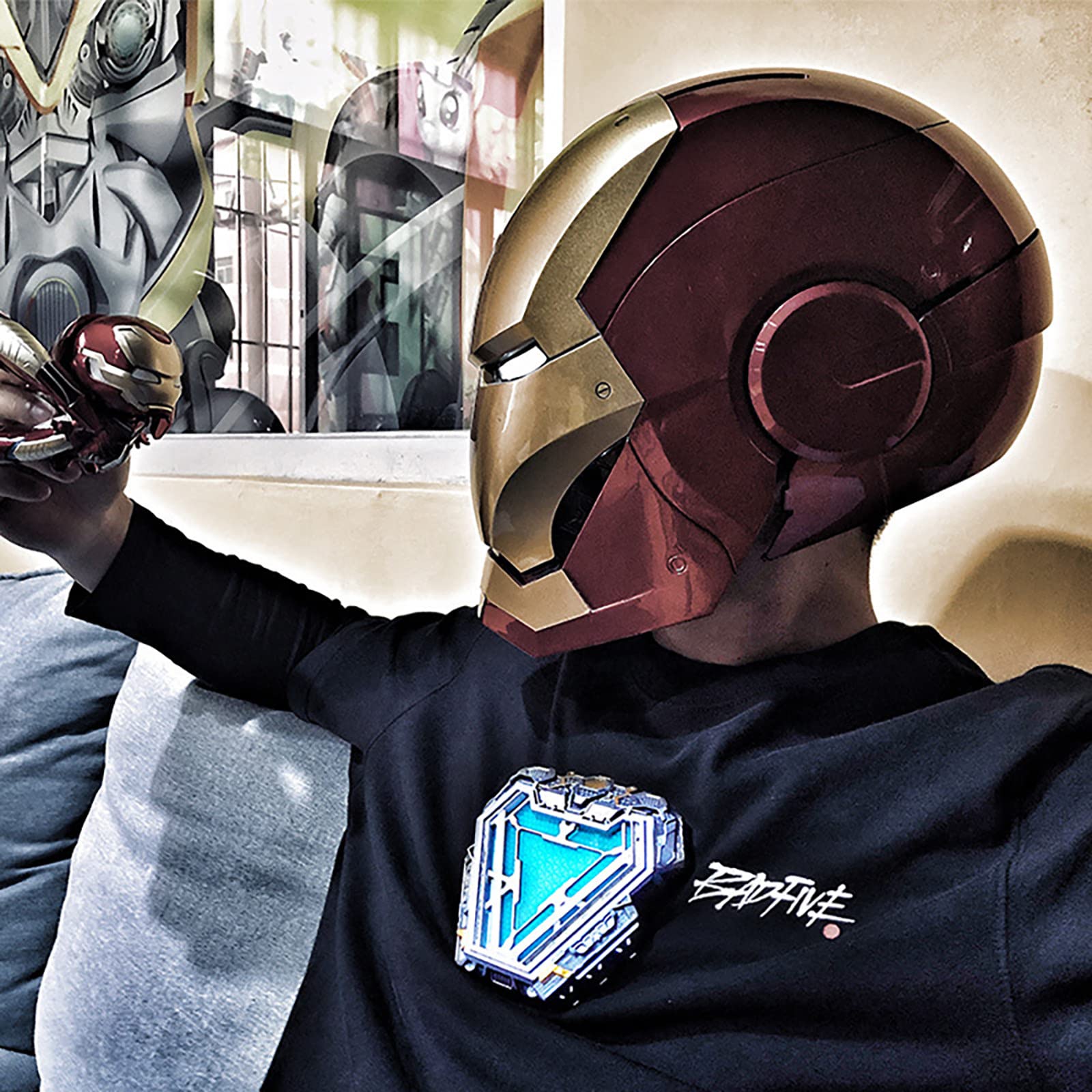 Amazon.co.jp: 1：1 MK50 アイアンマンアークリアクター、Led Luminous