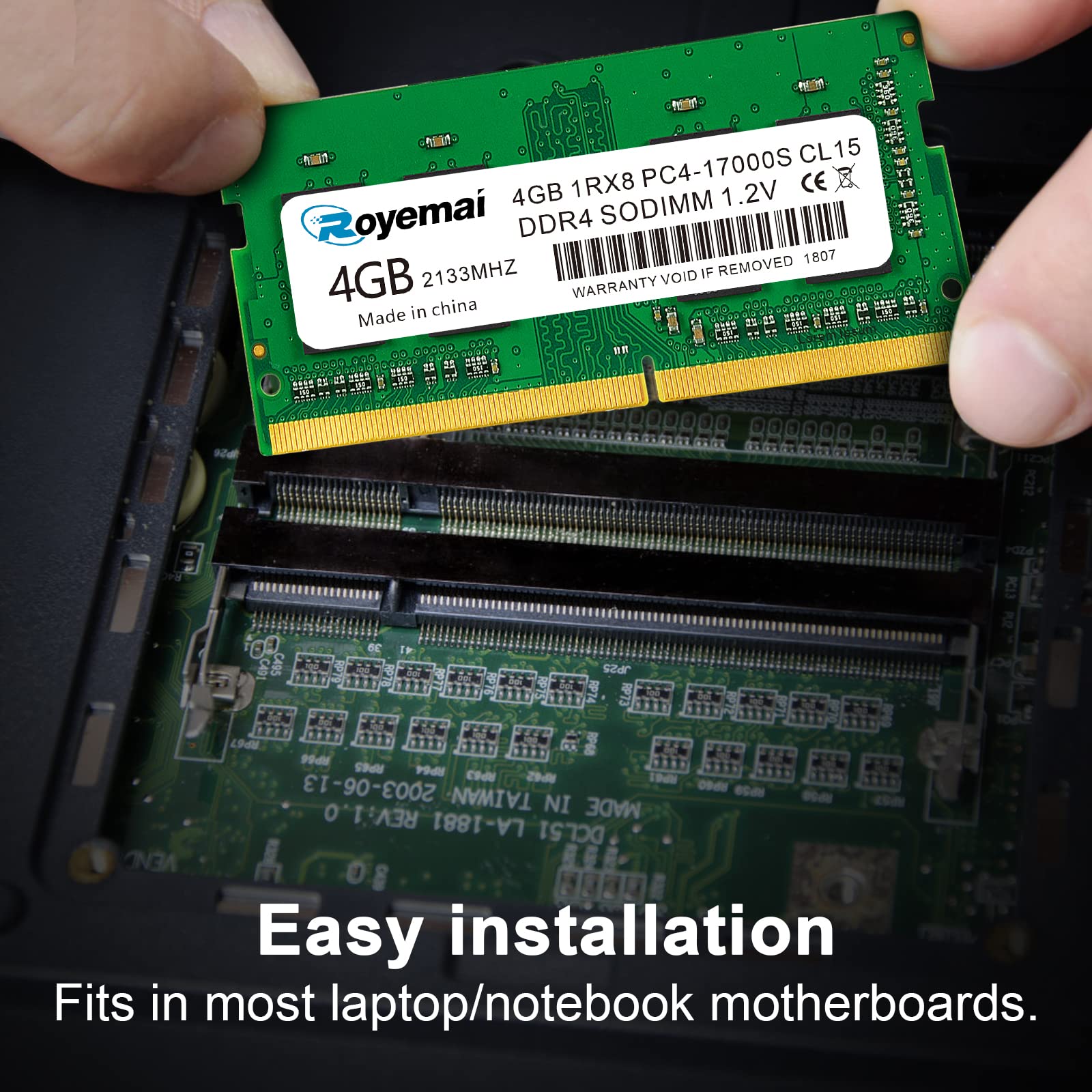 8GB PC4-17000 DDR4 2133 2X4GB RAM PC4 17000S 2133MHZ Sodimm 1Rx8