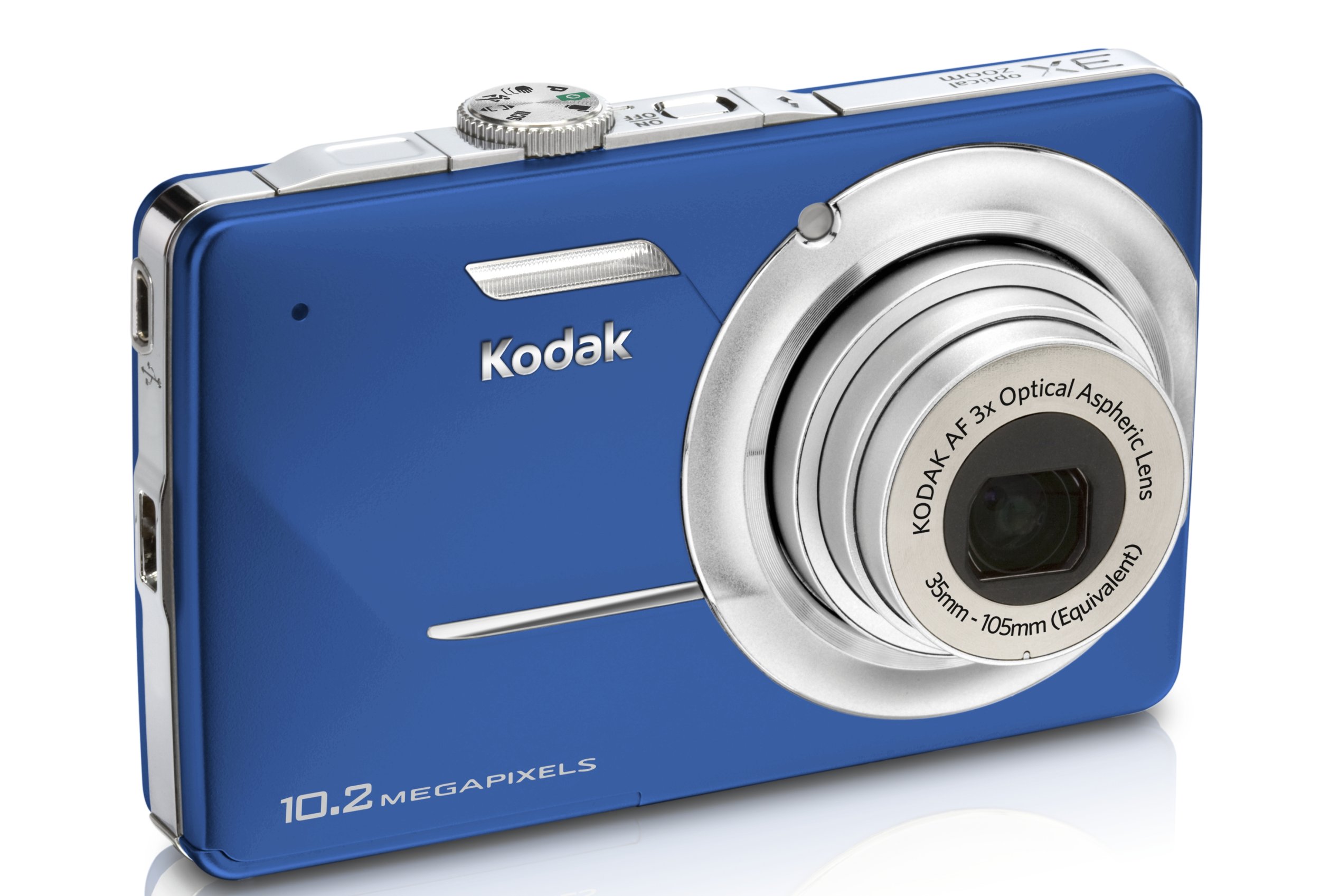 Amazon.com : Kodak Easyshare M340 Digital Camera (Blue) : Point