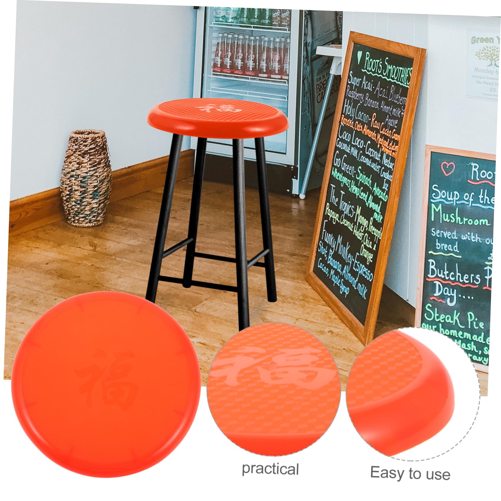 Amazon｜CAXUSD ラウンドスツール用プラスチック製座面交換パーツ 耐久