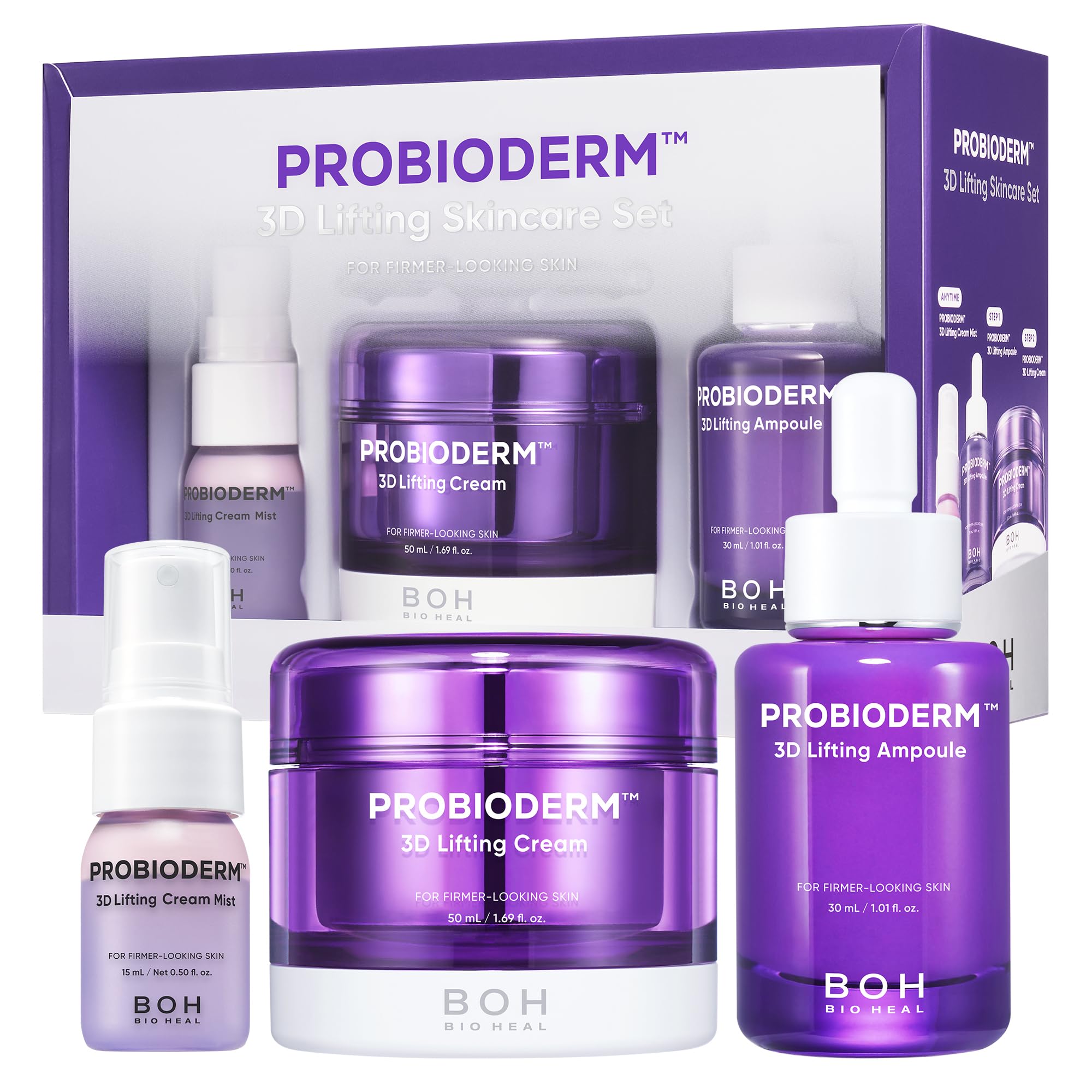 Amazon.com: BIOHEAL BOH Probioderm 3D Lifting Skincare Set | Anti