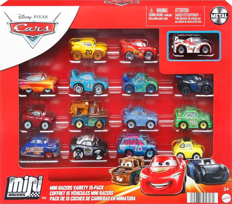 Amazon.com: Disney Pixar Cars Minis Vehicle - 15pk : Toys & Games