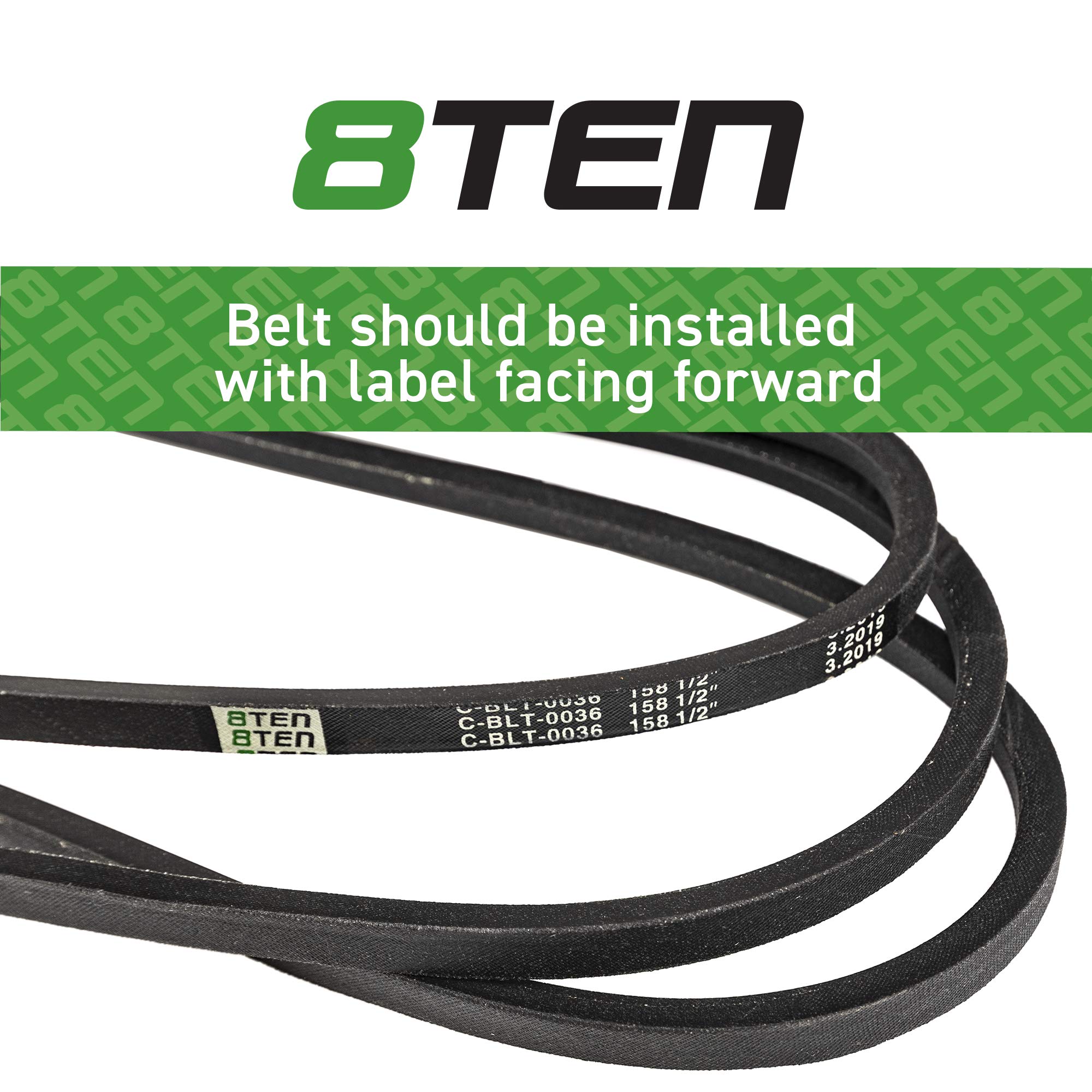 Amazon.com : 8TEN Deck Belt for Toro 52 inch Time Cutter Z ZX Z17