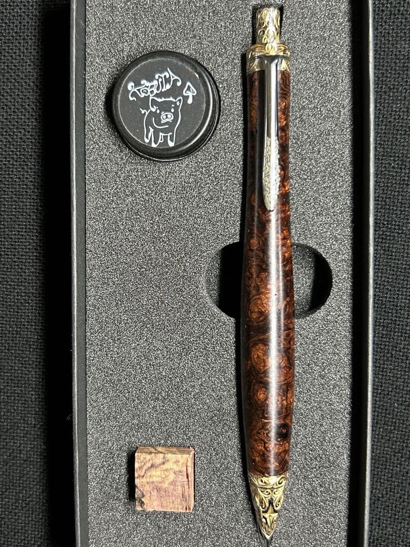 Amazon.co.jp: こぶた工房 ローズウッド瘤極上 彫金金具 木軸