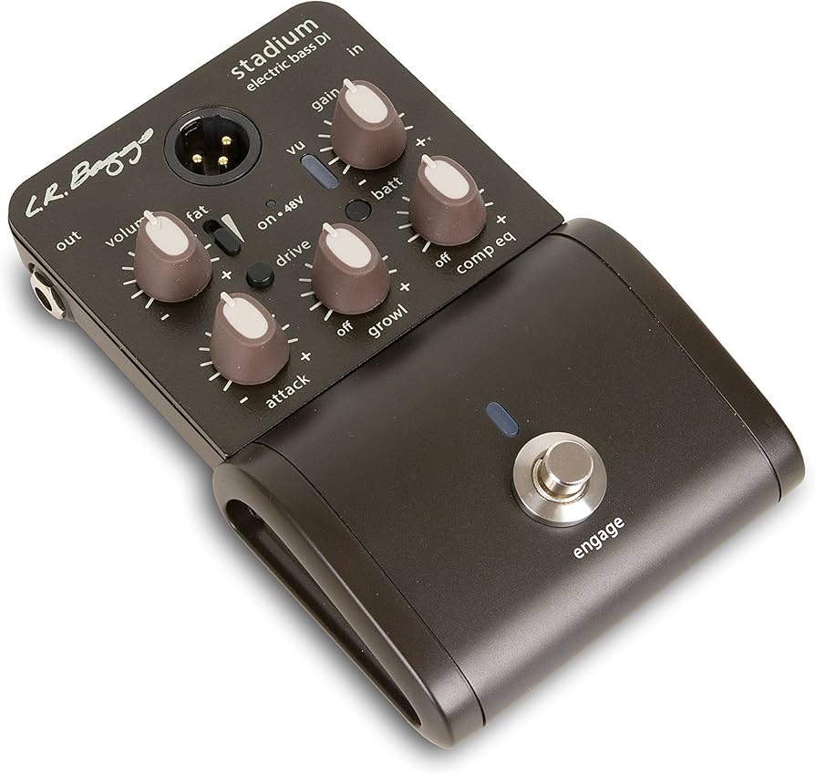 Amazon.com: LR Baggs Stadium DI - Bass DI with Shaping Controls