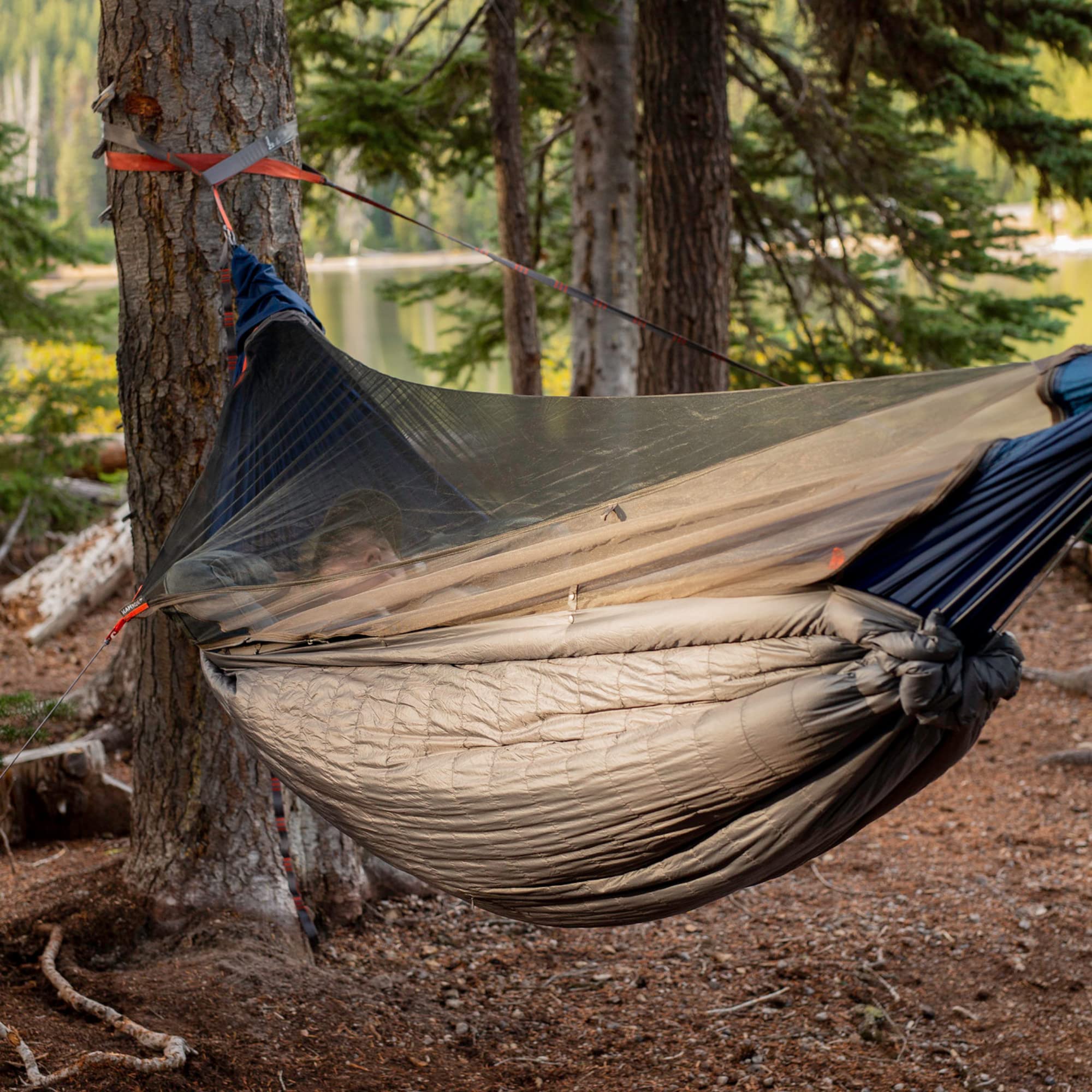 Amazon.co.jp: KAMMOK カマキリハンモック オールシーズン 蚊帳 収納袋