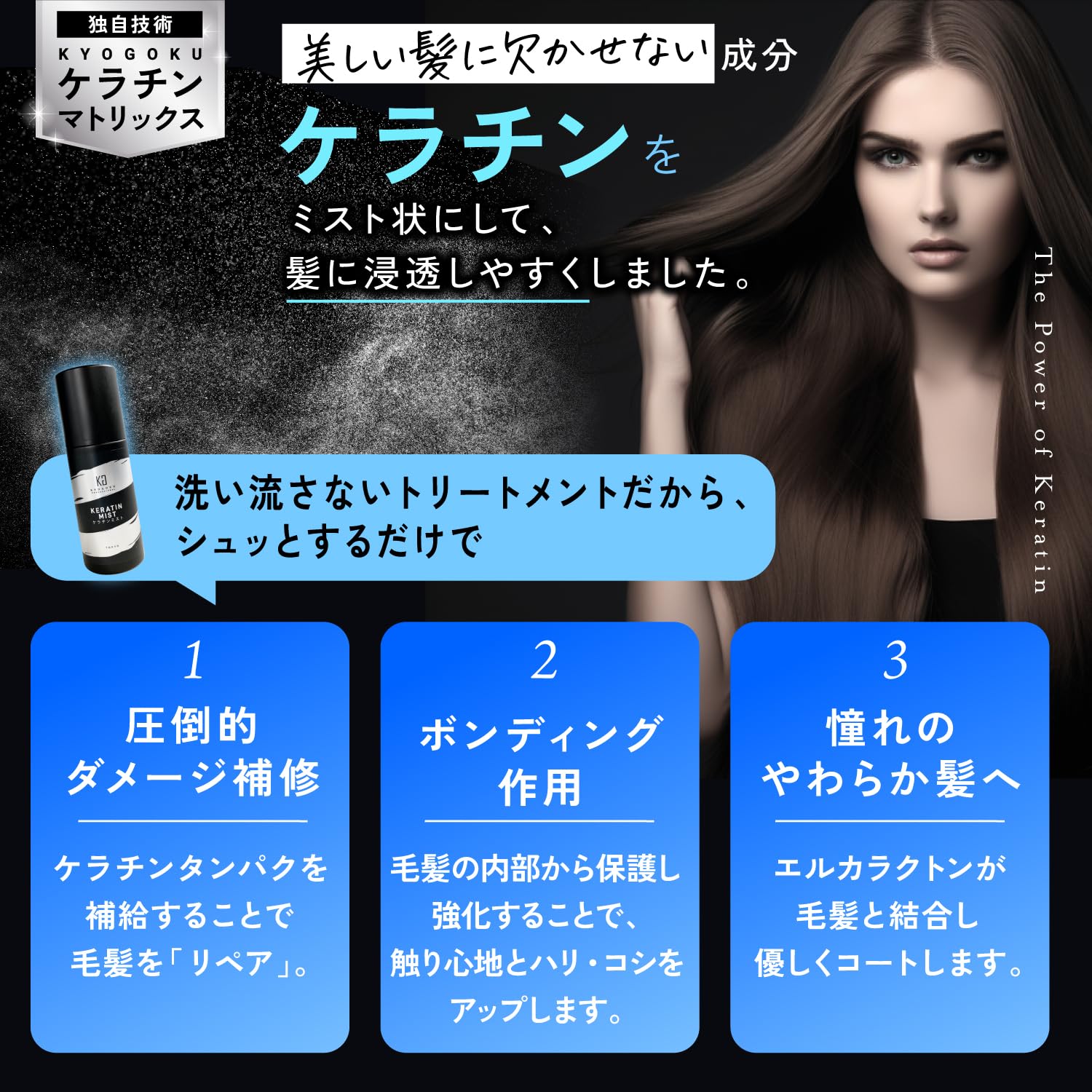 Amazon | Kyogoku ケラチンミスト 原液100% 洗い流さない