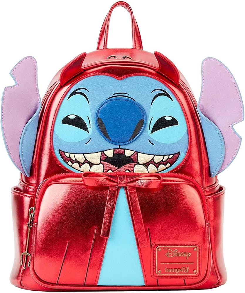 Amazon.com | Loungefly Disney Stitch Devil Cosplay Mini Backpack