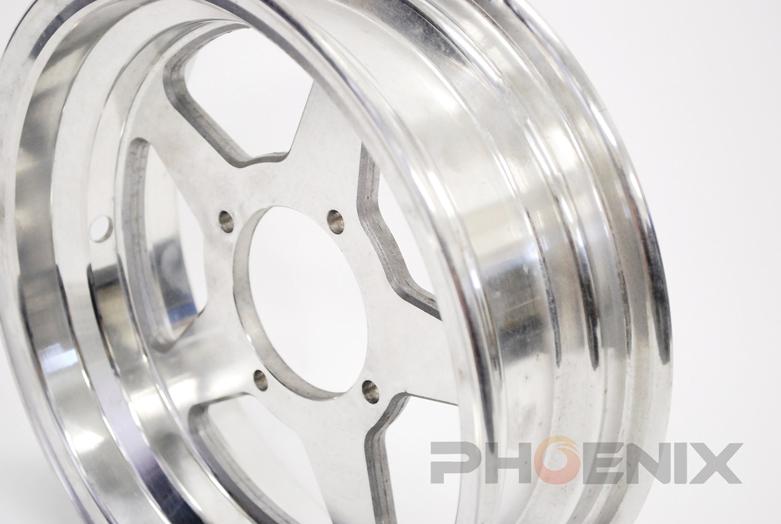 Amazon | PHOENIX ワイド ホイール 5本 スポーク 10インチ 2.5J アルミ