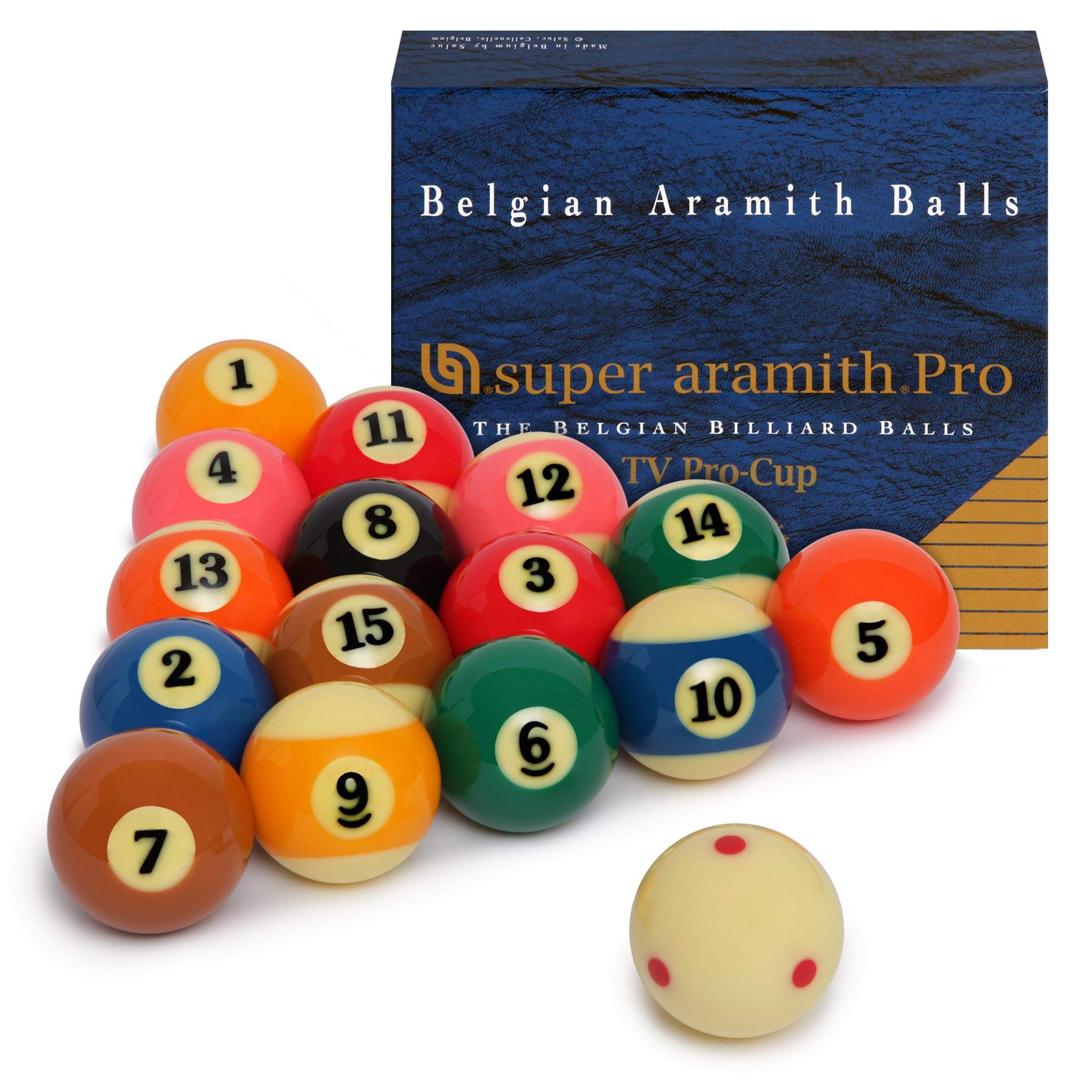 Amazon | Aramith Super Pro-Cup TV Billiard Pool Ball Set 5.7cm