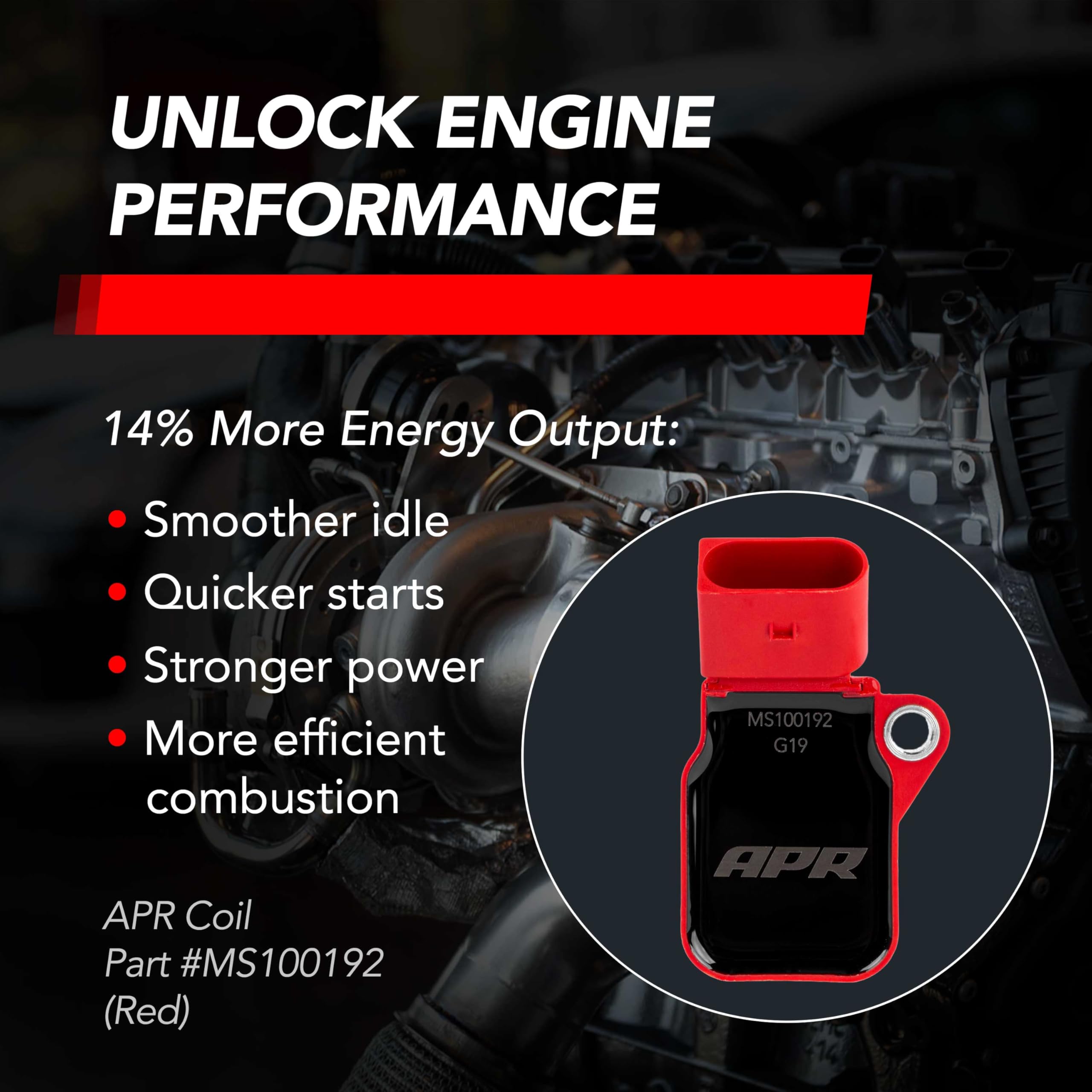 Amazon | APR イグニッションコイル MS100192 (レッド