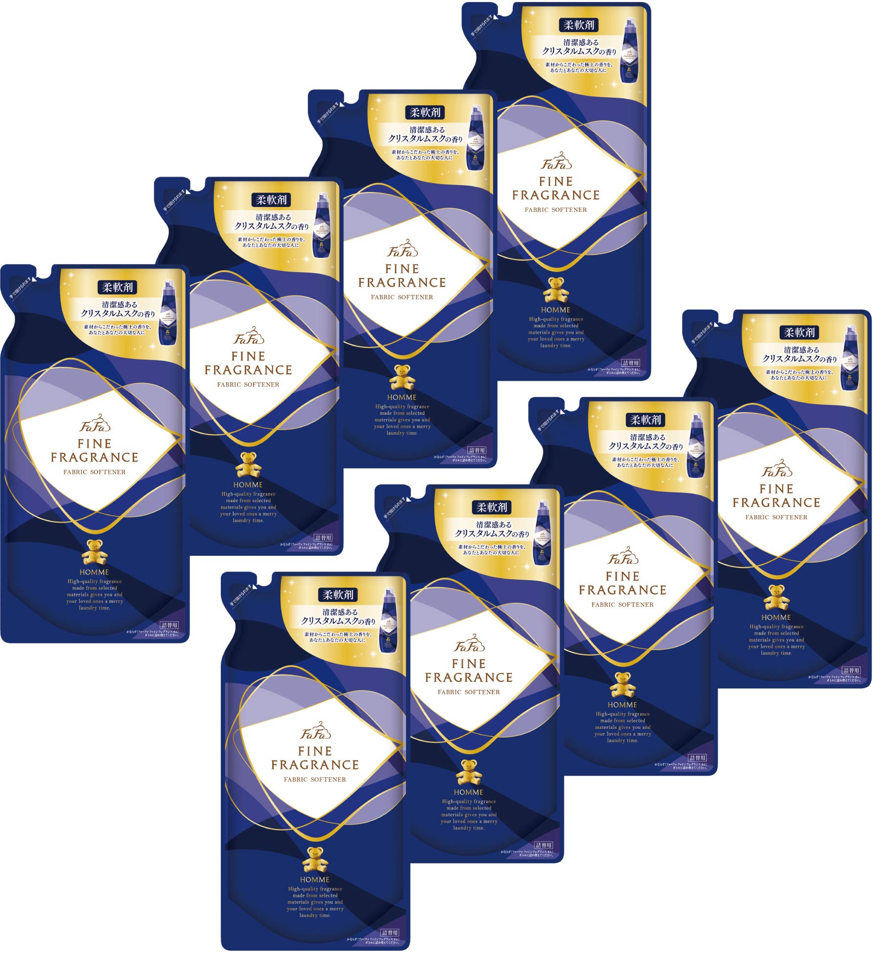 Amazon.co.jp: ファーファ ファインフレグランス オム 詰替用 500ml