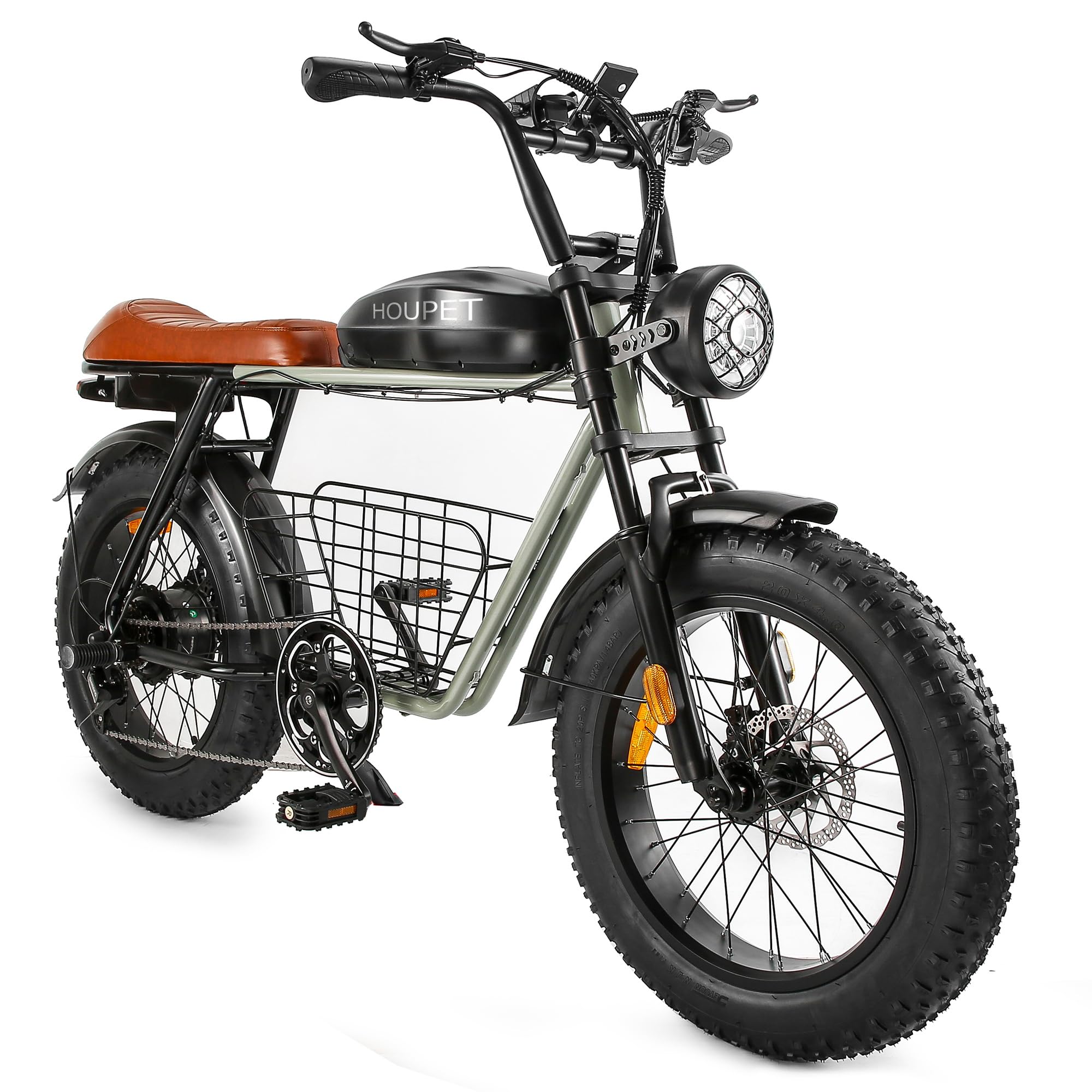 Amazon | Houpet 電動アシスト自転車 500Wモーター 20インチ 極太