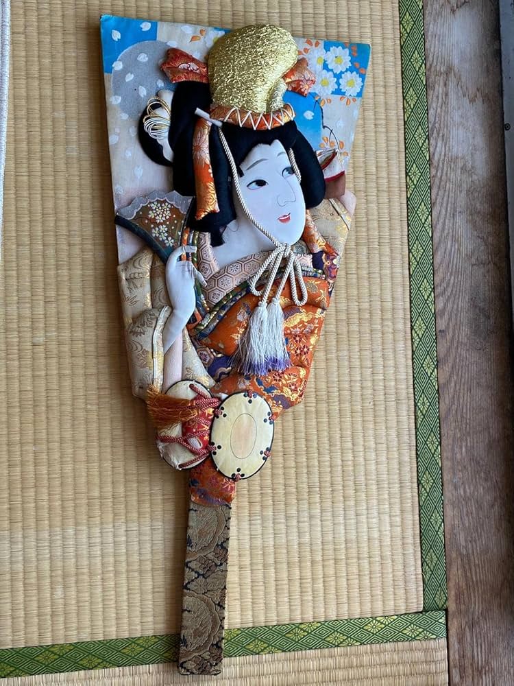 Amazon.co.jp: 飾羽子板 羽子板 ハンドメイド レトロ 押絵羽子板 工芸